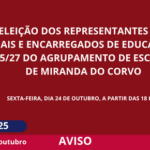 ELEIÇÃO DOS REPRESENTANTES DOS PAIS E ENCARREGADOS DE EDUCAÇÃO 25/27