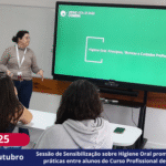 Sessão de Sensibilização sobre Higiene Oral promove boas práticas entre alunos do Curso Profissional de Saúde