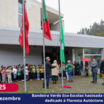 Bandeira Verde Eco-Escolas hasteada em dia dedicado à Floresta Autóctone