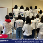 Comemoração do Dia Mundial da Filosofia-  “Veste a Camisola da Filosofia/Chá com Filosofia”