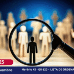 LISTAS DE ORDENAÇÃO - Contratação de Escola - GR 620