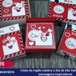 Clube de Inglês celebra o Dia de São Valentim com mensagens inspiradoras