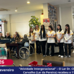 “Atividade Intergeracional” – O Lar Dr. Clemente de Carvalho (Lar da Pereira) recebeu o 11.ºE TAS!