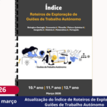 Atualização do Índice de Roteiros de Exploração de Guiões de Trabalho Autónomo