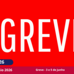 AVISO - Greve  3 e 5 de junho