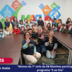 "Alunos do 1° ciclo da EB Moinhos participaram no programa "5 ao Dia"