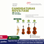 Segunda fase de candidaturas ao Polo Educativo de Miranda do Corvo para o ano letivo de 2026/2027